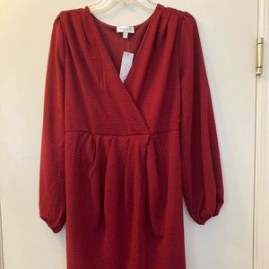 Gilli Pleated Wrap Dress